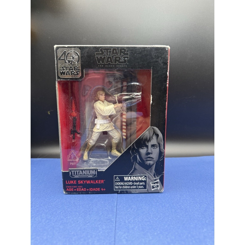 Star Wars The Black Series Luke Skywalker Titanium‎ Series 03 Action Figure New